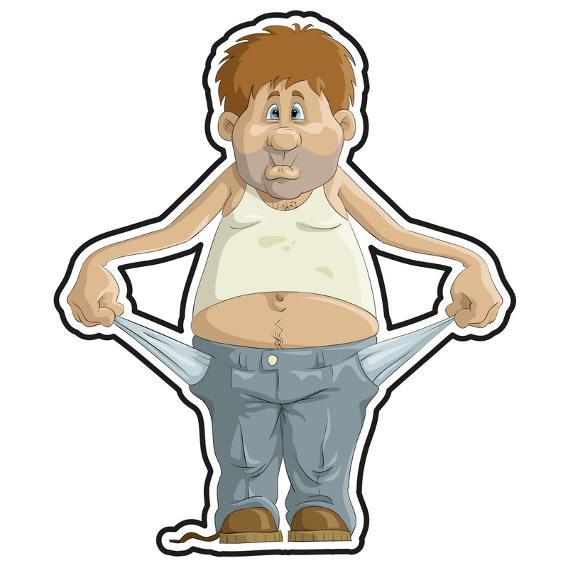 استیکر لپ تاپ مدل مرد ناراحت کد 334